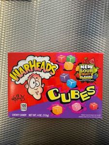 Warheads Cubes Red
