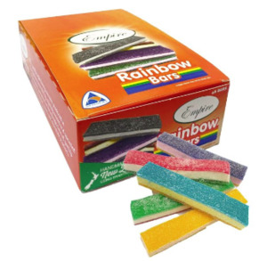 New Zealand Lollies The Old Lolly: Rainbow Bars