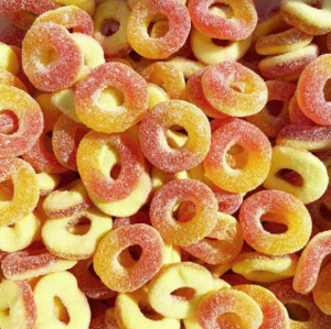 International Sweets The Old Lolly: Sour Peach Rings