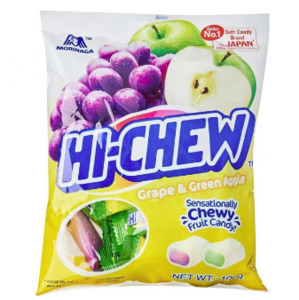 International Sweets The Old Lolly: HI-CHEW Bag Grape & Green Apple 100g