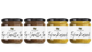 Fig + Vanilla Jam & Feijoa Kasundi 4-Pack Bundle