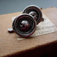 Products: Skull Wax Seal Cufflinks