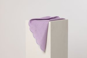 Products: Scallop Linen Napkin - Indigo Thrill ( Set of 4 ) PREORDER - Olive