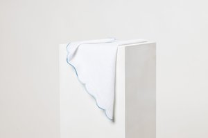 Products: Madeleine Linen Napkin - Powder Blue ( Set of 4 ) PREORDER - Olive