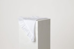 Products: Frill Linen Napkin - Cleo Cosmo ( Set of 4 ) PREORDER - Olive