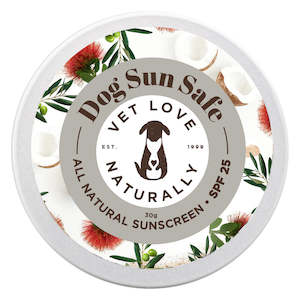 Vet Love Naturally: Dog Sun Safe - Sunscreen Balm - 30g