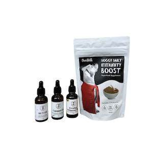 Vet Love Naturally: Doggy Daily 150g & 30ml Oil Bundle