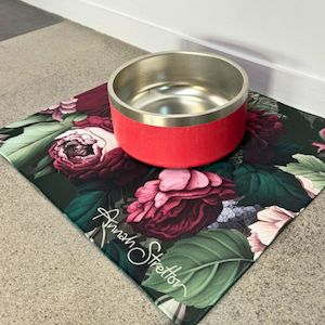 Mini Feeding Mat - Small / Square / Green