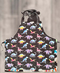 Children's Apron: Children's Apron - Dinosaurs Sparkly