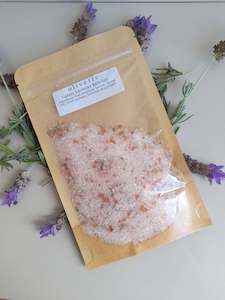 Frontpage: Lavender Bath Salts packet