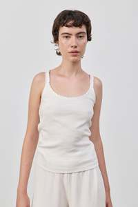 Billie Singlet in Organic Cotton