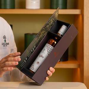 Italy Extra Virgin Olive Oil: Olio Guglielmi 'Puglia' IGP - with gift box + gift wrapped