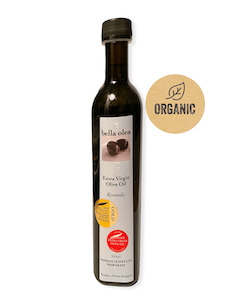Koroneiki Extra Virgin Olive Oil: Bella Olea Koroneiki Organically Grown* Extra Virgin Olive Oil - New Season