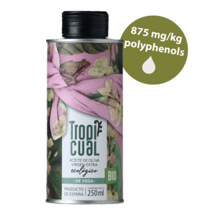 Spain Extra Virgin Olive Oil: Tropicual De Vega Organic High Phenolic extra virgin olive oil - picual