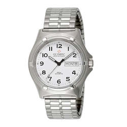 Men's Workwatch - White - Expanding Band