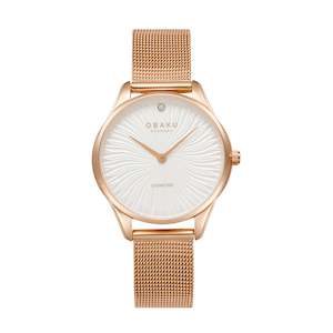 Ladies Watches: Obaku Ladies Symkke - Rose
