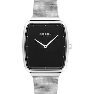 Gents Watches: Obaku Gents Tern - Onyx