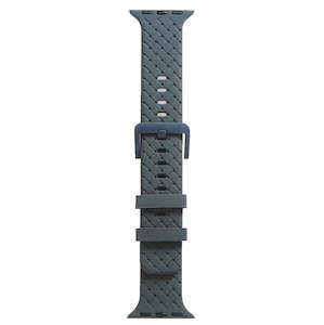 owstrap: Braid Texture Silicone Replacement Band for Apple Watch - Grey