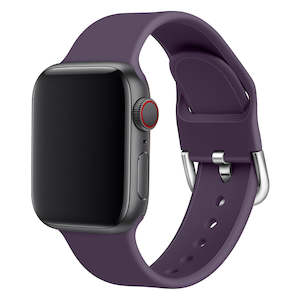 Olympic Watch Straps: Silicone Replacement Band for Apple Watch - Purple