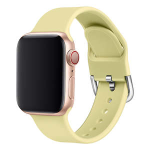 Silicone Replacement Band for Apple Watch - Yellow