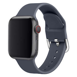 Silicone Replacement Band for Apple Watch - Dark Grey