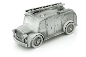 Olympic Giftware: Pewter Fire Engine Money Box