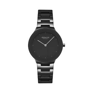 Obaku Ultra Slim: Obaku Ladies Spejl Lille - Dark