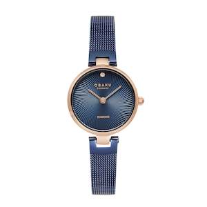 Obaku Diamond: Obaku Ladies Diamant Petite - Ocean