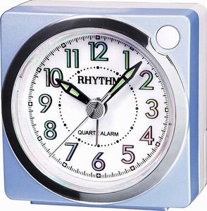 Rhythm Alarm Clock Silky Movement - Blue