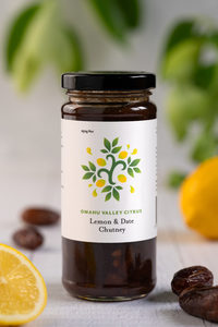 Lemon & Date Chutney – Handmade NZ Chutney by Omahu Valley Citrus