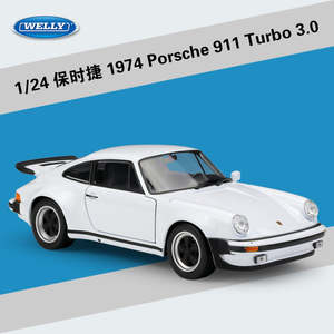 Car Body Style Sedan: Welly 1/24 Porsche 911 Turbo 3.0 1974 Classic Car Model