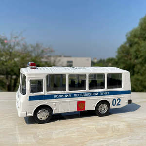 Car Body Style Van Bus: 1/43 Russia PAZ-32053 Police Bus Modern Car Model