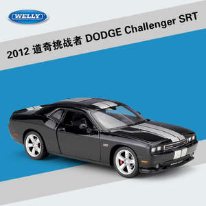 Car Body Style Sports Racing: Welly 1/24 Dodge  Challenger SRT Modern Car Model