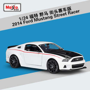 Car Body Style Sports Racing: Maisto 1/24 Ford Mustang Street Racer Ford GT Modern Car Model