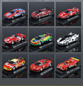 New Price 30 50: Bburago 1/43 Ferrari Racing Car with acrylic display case Modern Car Model