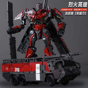 BAIWEI Transformer 17.5cm Action Figure Toys Commander Prime Deformation