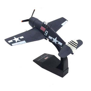 Aircrafts: 1/72 USA Lightning F-6F Fighter F-4U Skyhawk A-4 Aircraft Alloy Model Diecast
