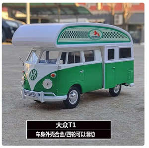Motormax 1:24 Volkswagen VW T1 Bus Diecast Car Model Alloy Collectible Scale Replica