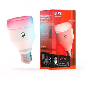 Lighting: LIFX Colour 1200 Lumens A60 E27 Wi-Fi Controlled LED Bulb