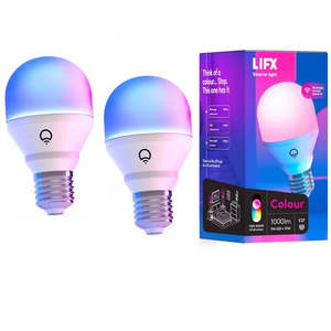 Lighting: 2 Pack LIFX Colour 1000 WiFi LED Light Bulb E27 Screw