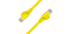 Cable: 0.5 Metre Cat6 UTP Indoor Ethernet Cable - Yellow