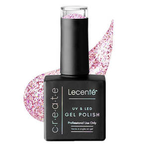 Tops Bases: Holo Pink Flake Effect Top Coat