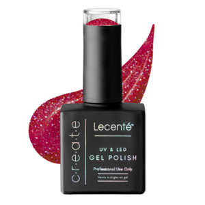 Lecente Create Gel Colours: Toffee Apple - Glitter Gel Polish