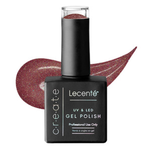 Lecente Create Gel Colours: Pretzel - Glitter Gel Polish