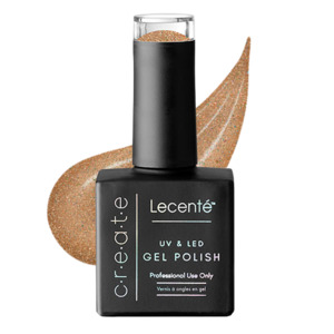 Lecente Create Gel Colours: Cinnamon Churro - Glitter Gel Polish