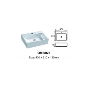 quality ceramic grade A basin OM0025
