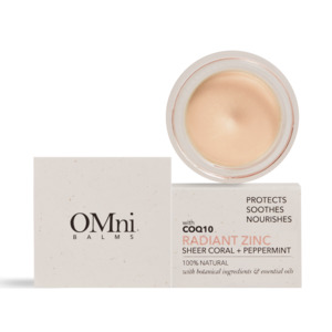 Omni: OMni RADIANT ZINC Sheer Coral now with CoQ10 !
