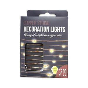 Xmas Lights Copper String 20 LEDs