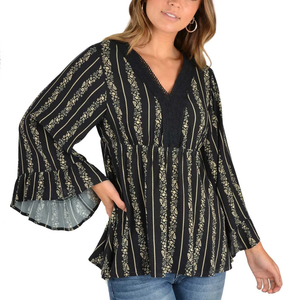 Women: Pure Western Lilibeth Blouse – Black