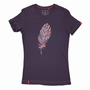 Kia Kaha Women’s Feather Tee – Midnight